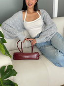 Cable Knit Bolero in Grey