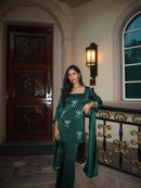 Pari Suit Set in Deep Green