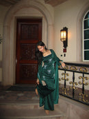 Pari Suit Set in Deep Green