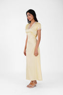 Eleanor Dress in Butter Yellow
