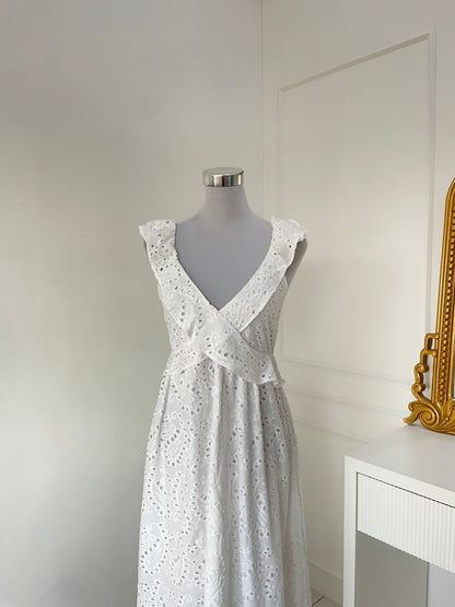 Athena Eyelet Dress (S-2XL)