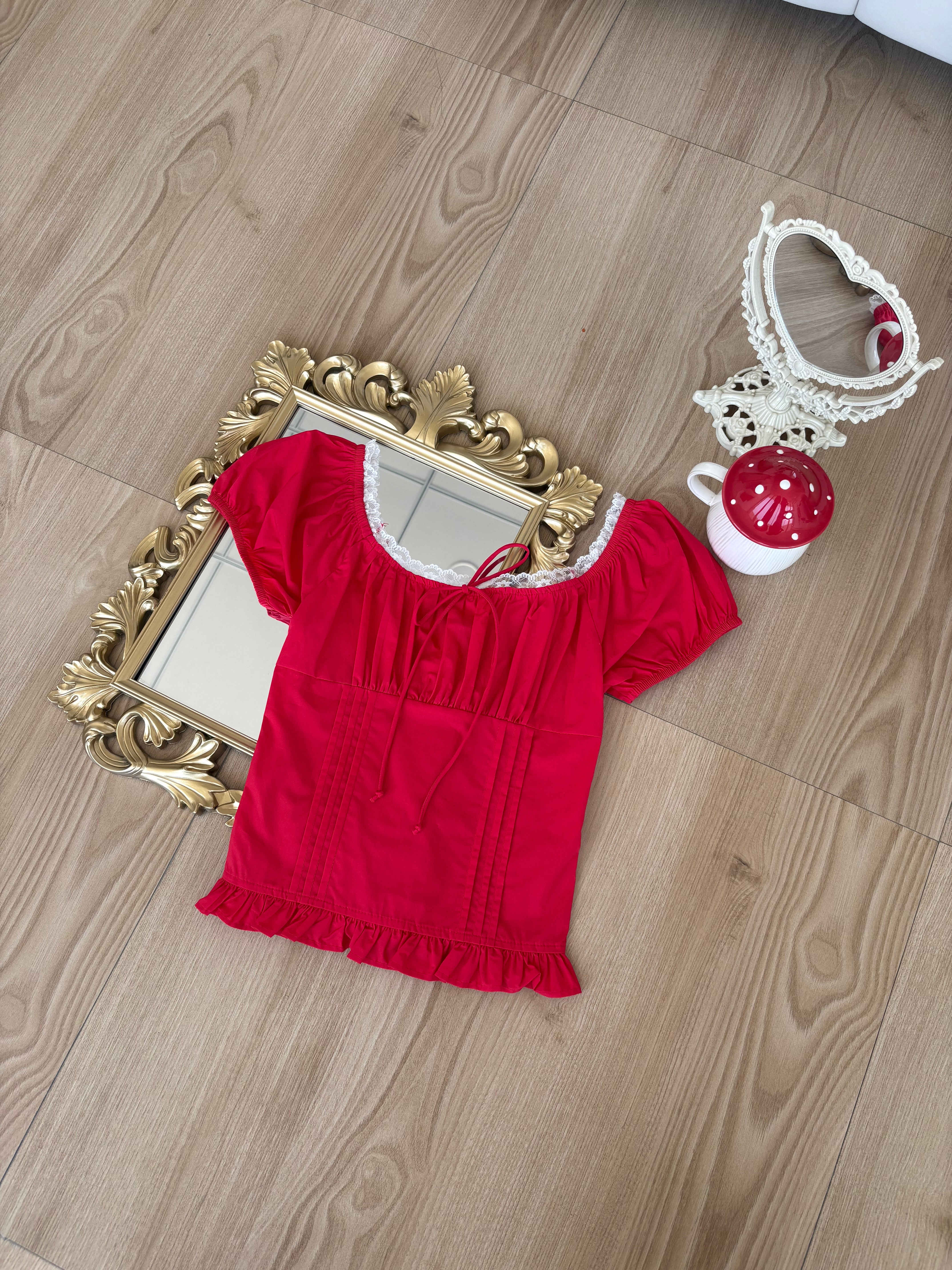Isabelle Top in Red