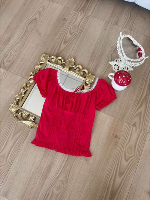Isabelle Top in Red