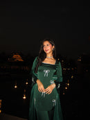 Pari Suit Set in Deep Green