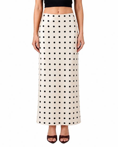 Celine Lace Skirt in Polka Dot (WITHOUT LACE) - REVIVED FINDS