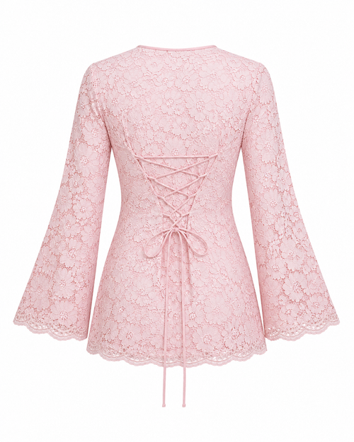 Masakali Farshi Suit Set in Chantilly Lace (2 Piece Set)