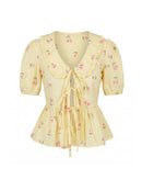 Cherry Peterpan Top