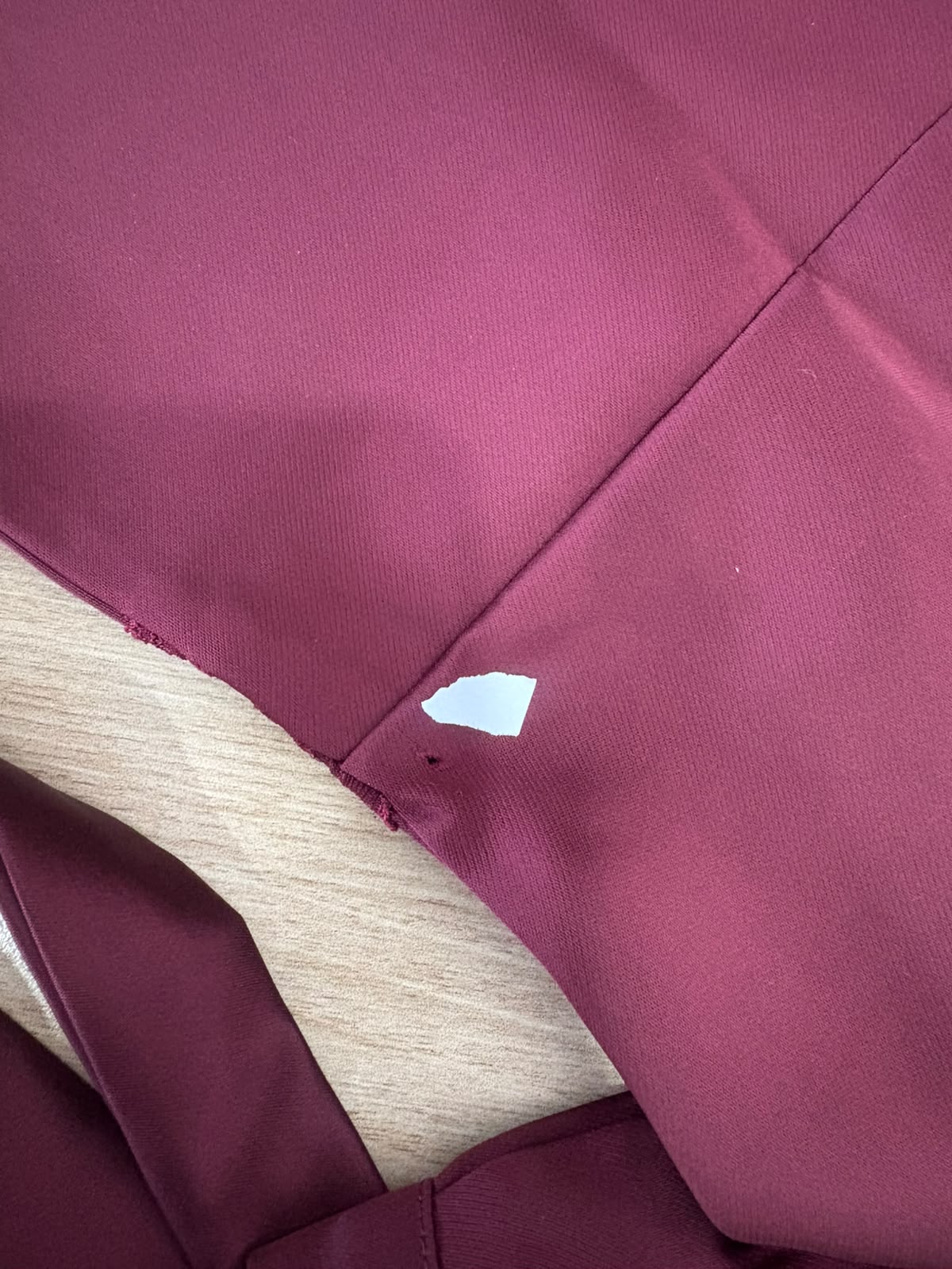Lucine Satin Top in Burgundy - REVIVED FINDS
