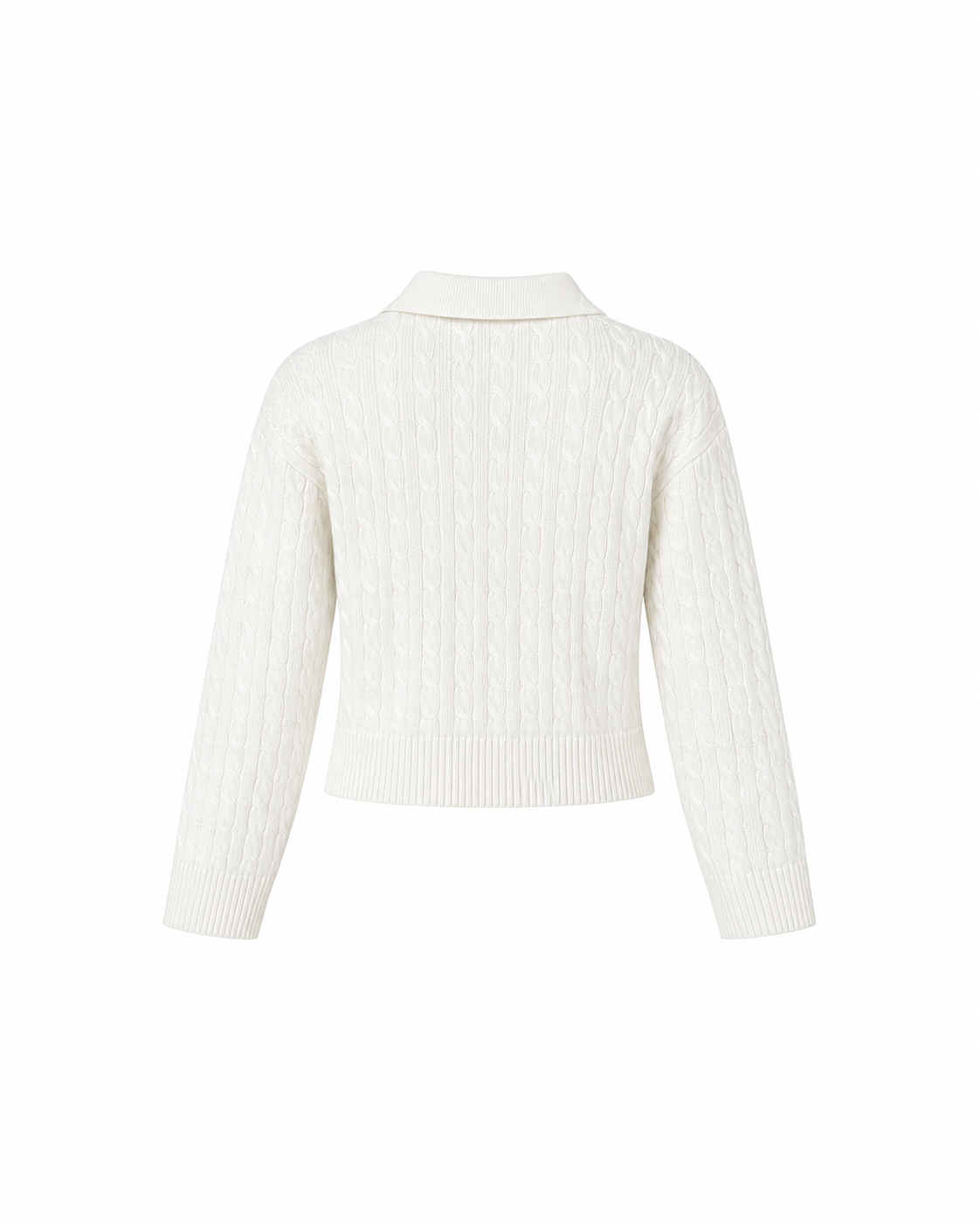 Teddy Embroidered Collared Knit