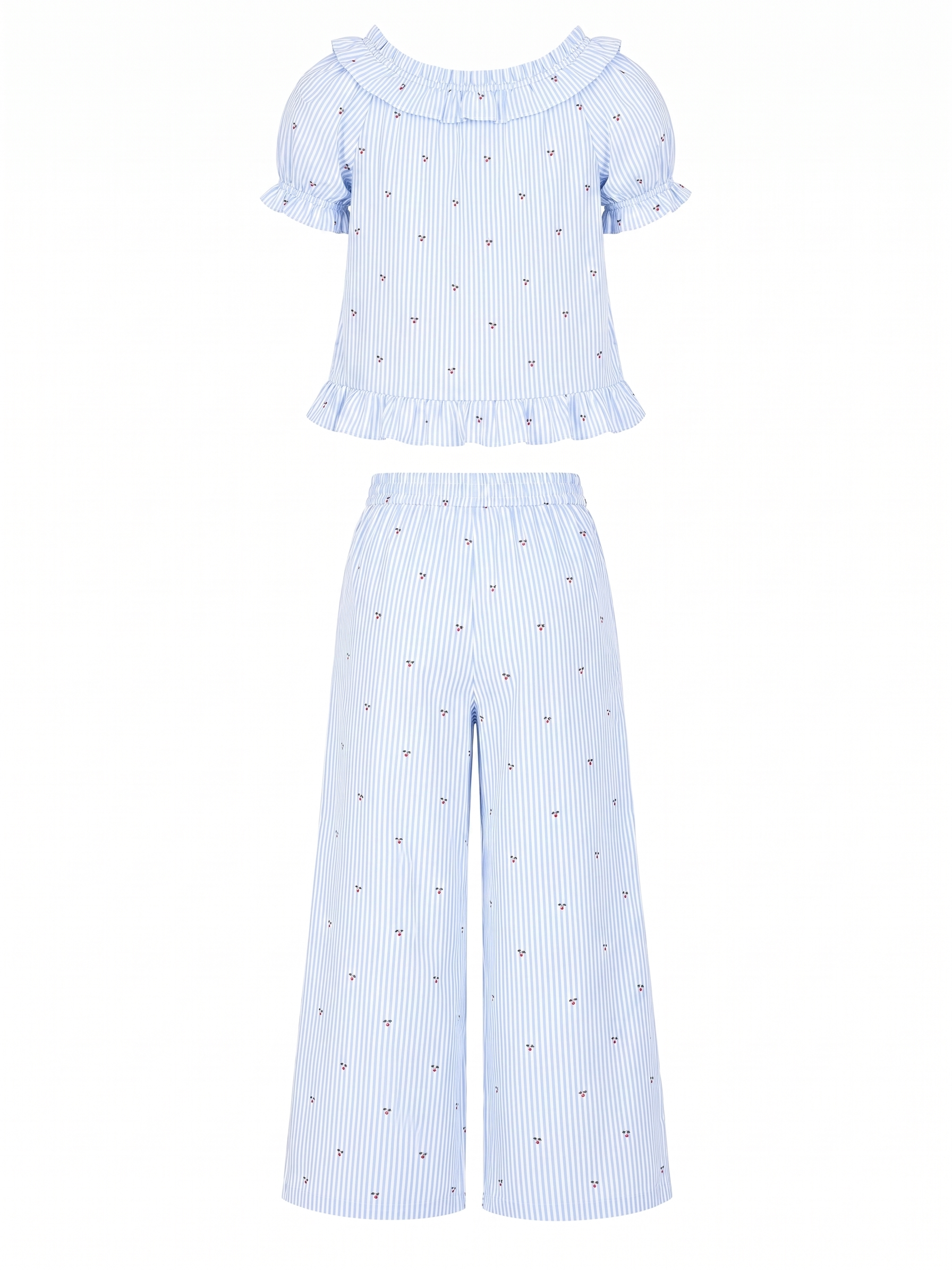Sleepy Girl Cherry Set in Blue