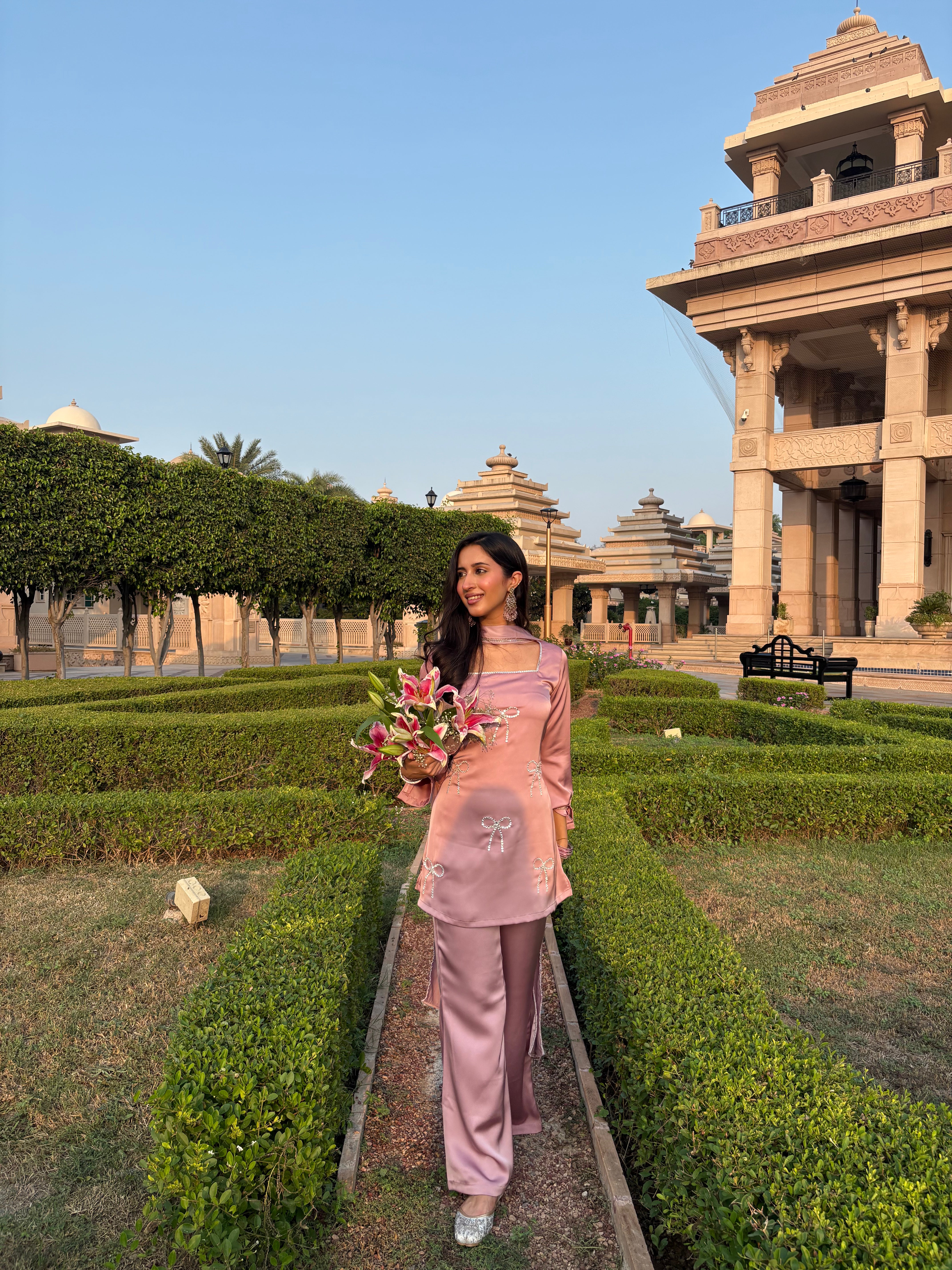 Pari Suit Set in Blush