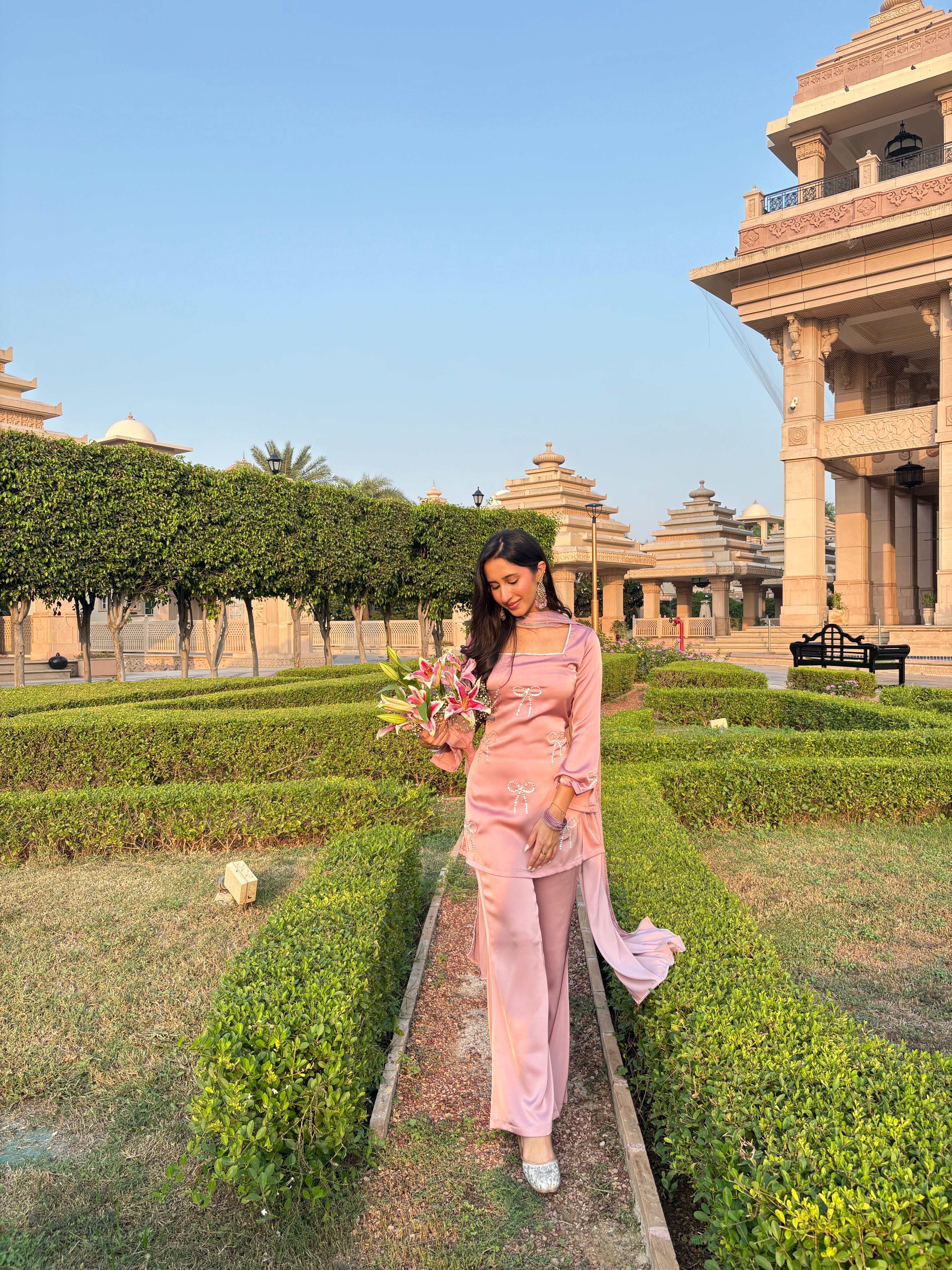 Pari Suit Set in Blush