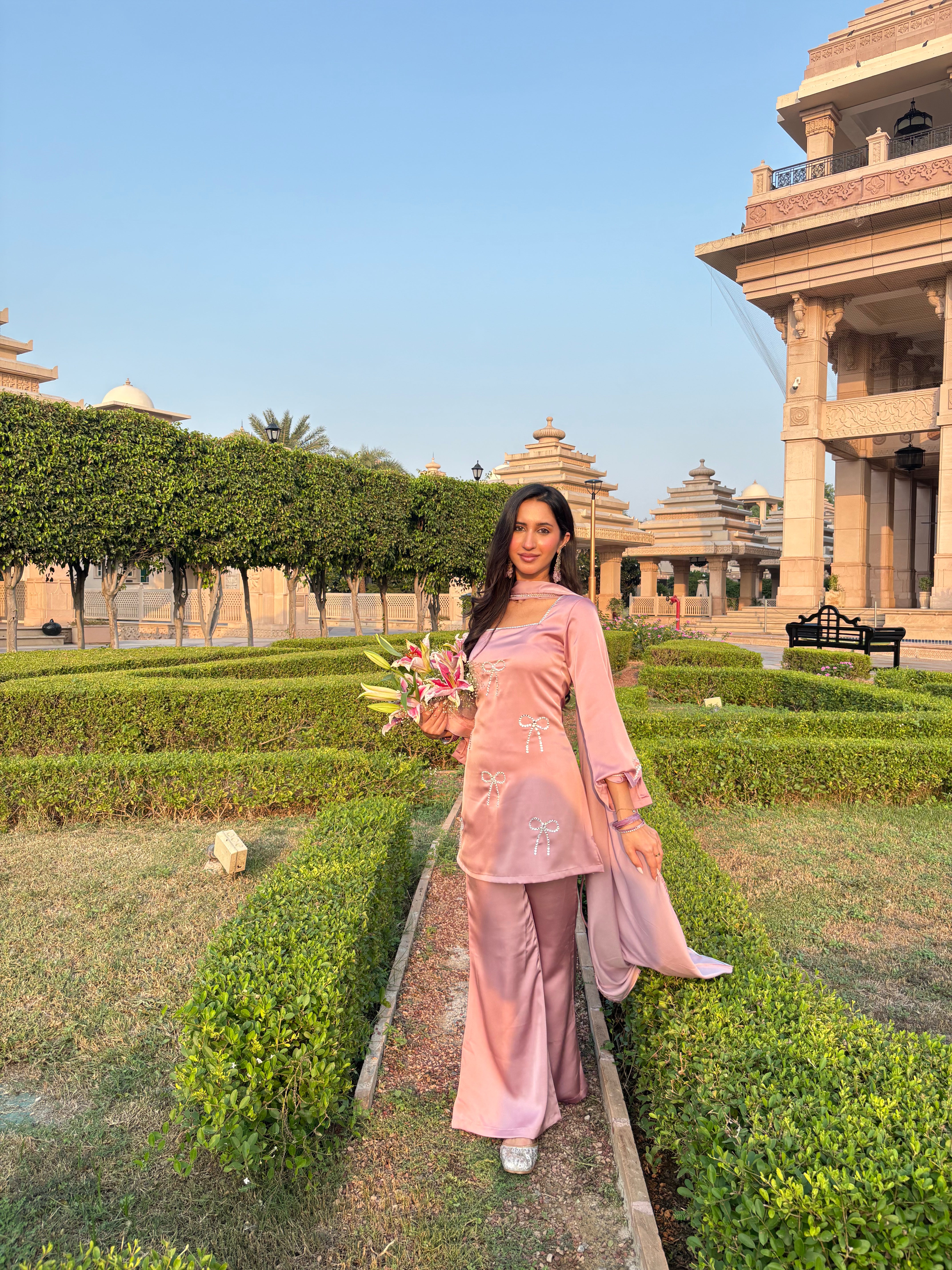 Pari Suit Set in Blush