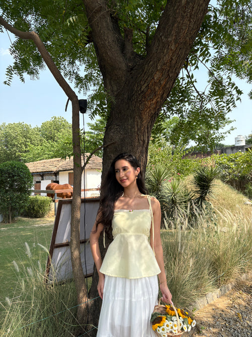 Lucy Top in Butter Yellow