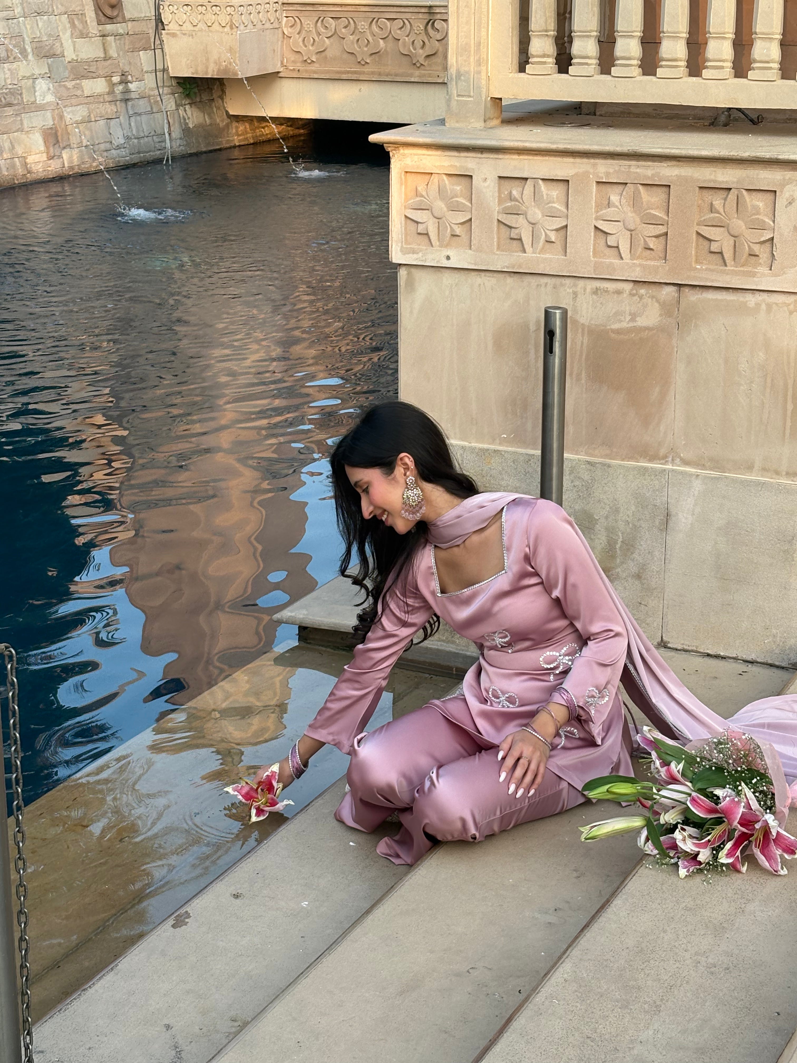 Pari Suit Set in Blush