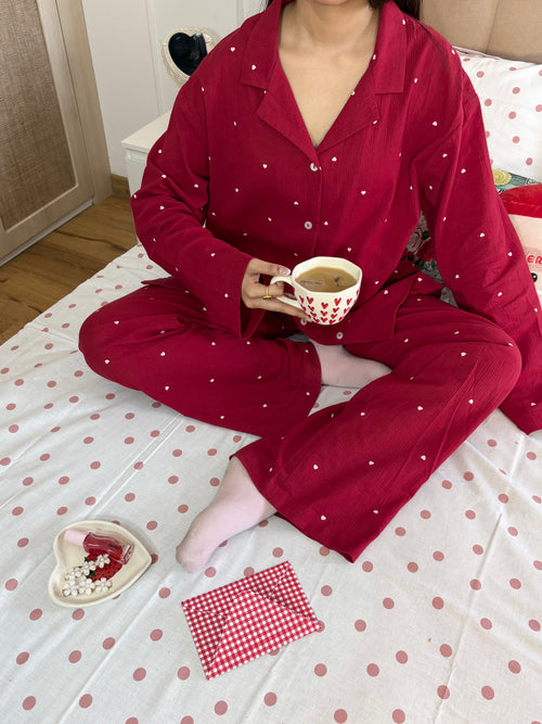Amour Night Suit Set