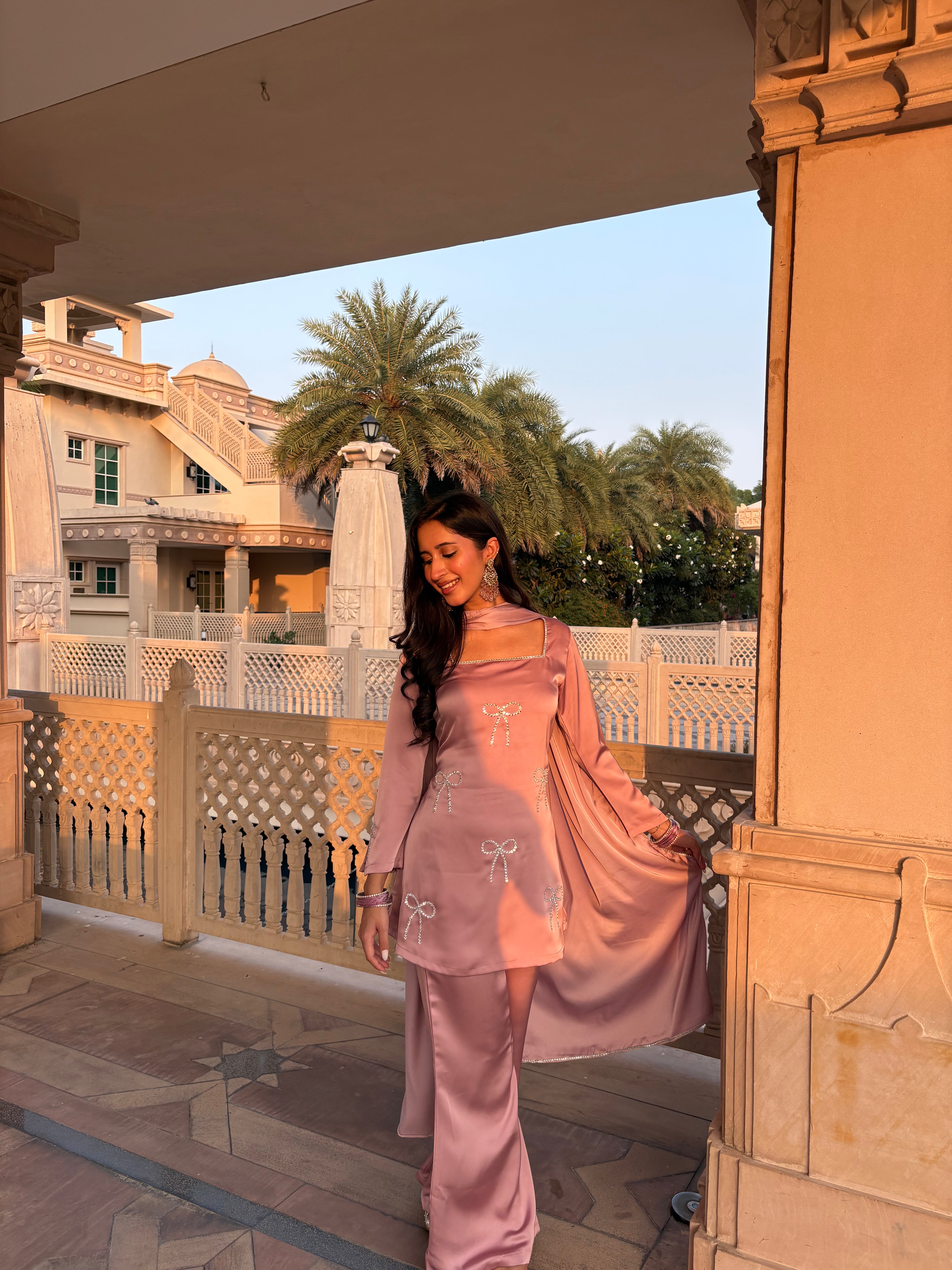 Pari Suit Set in Blush