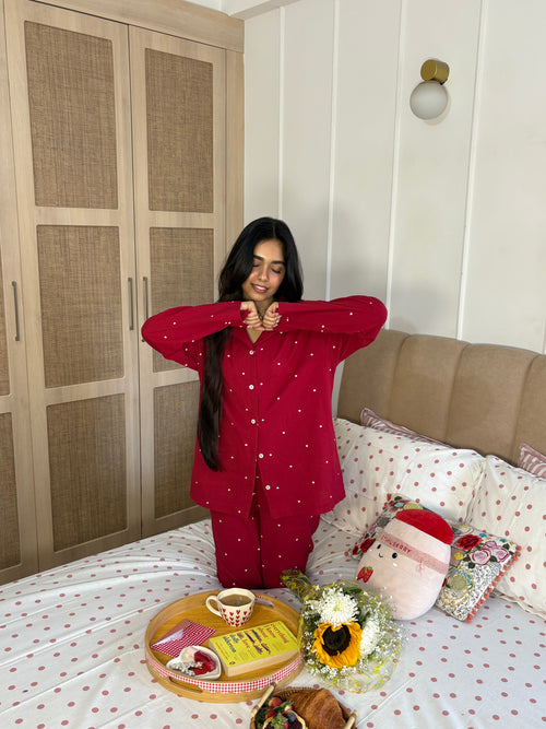 Amour Night Suit Set