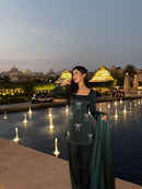 Pari Suit Set in Deep Green