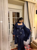 Pari Suit Set in Navy Blue