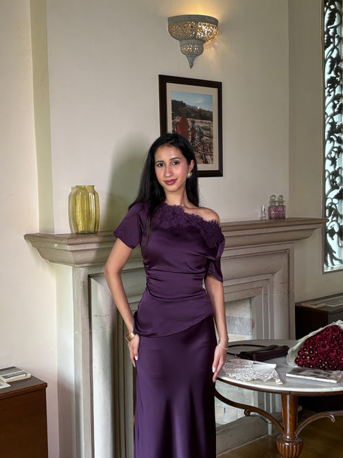 Camille Lace Top in Violet - BACK IN STOCK ON PREORDER