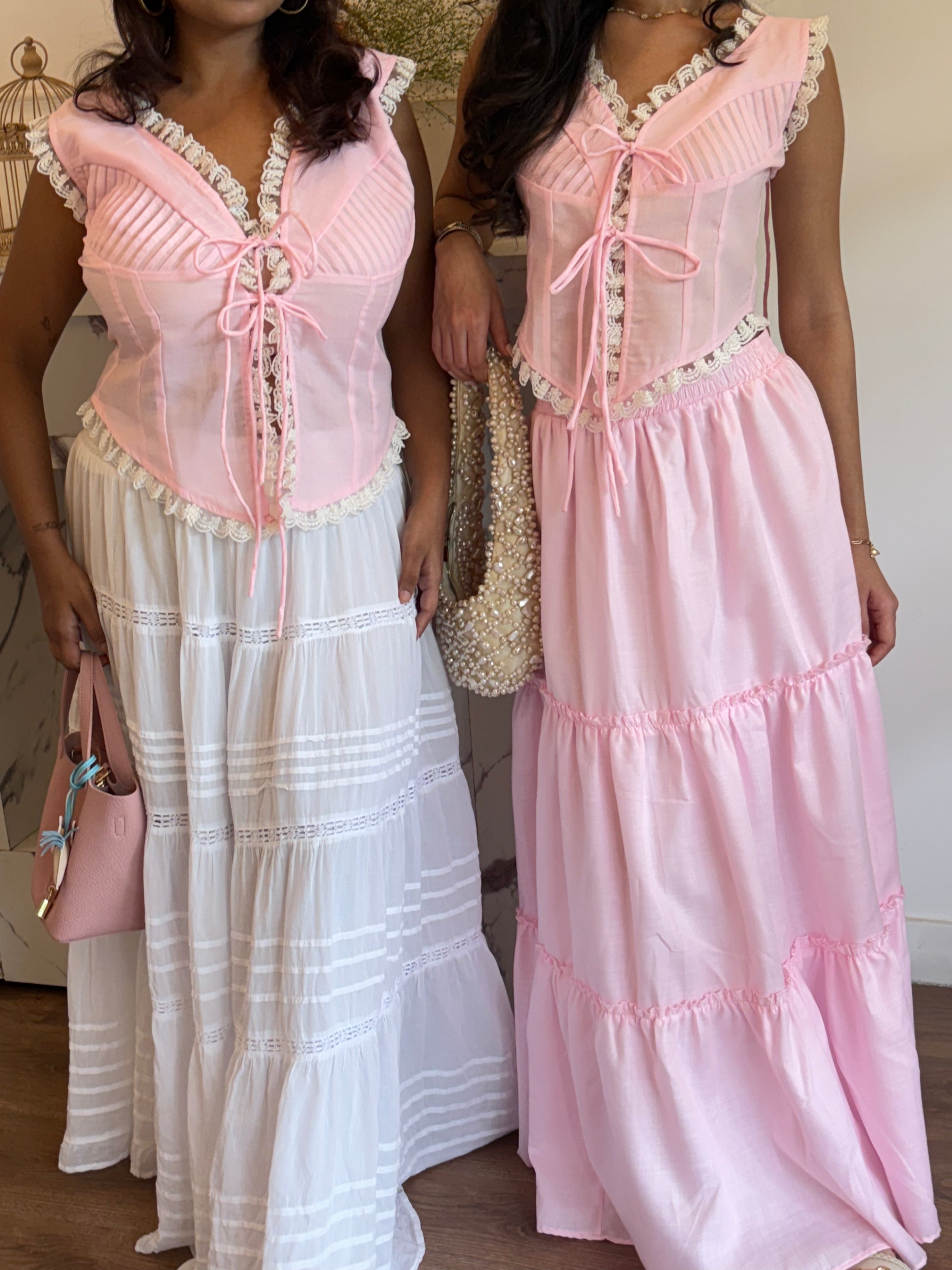 Juliette Top in Light Pink