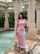 Camille Lace Top in Blush