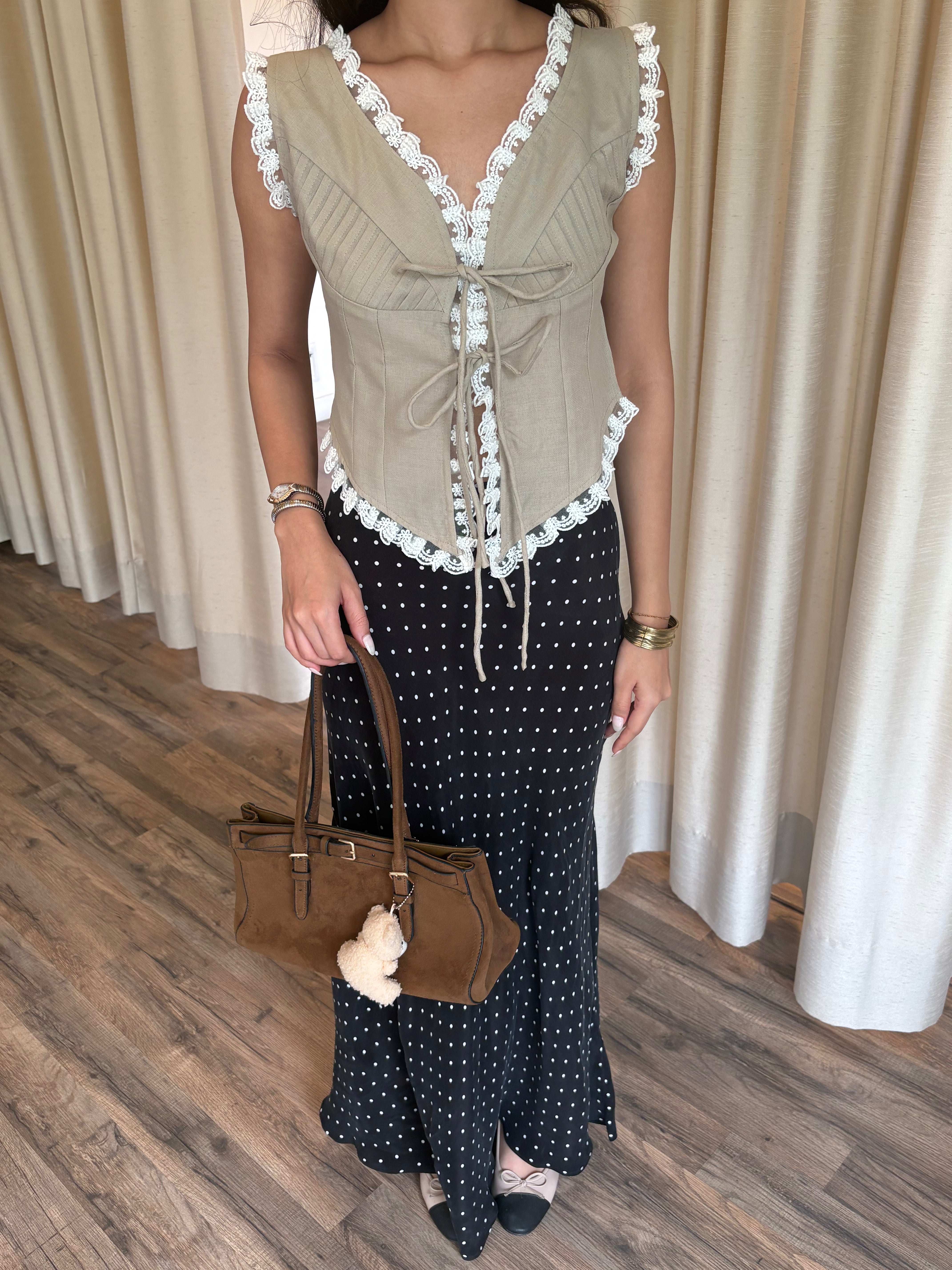 Juliette Top in Beige