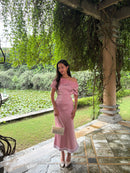 Camille Lace Top in Blush