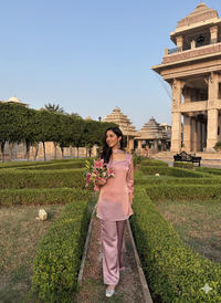 Noor Suit Set in Blush