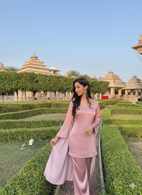 Noor Suit Set in Blush