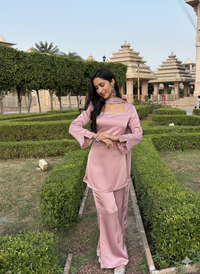 Noor Suit Set in Blush