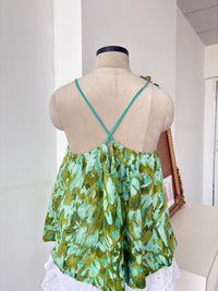 Flowy Green Top - REVIVED FINDS