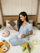Sleepy Girl Cherry Set in Blue