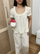 Sleepy Girl Cherry Set in Cream