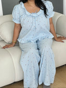 Sleepy Girl Cherry Set in Blue