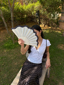 Lily Top in White Eyelet