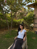 Lily Top in White Eyelet