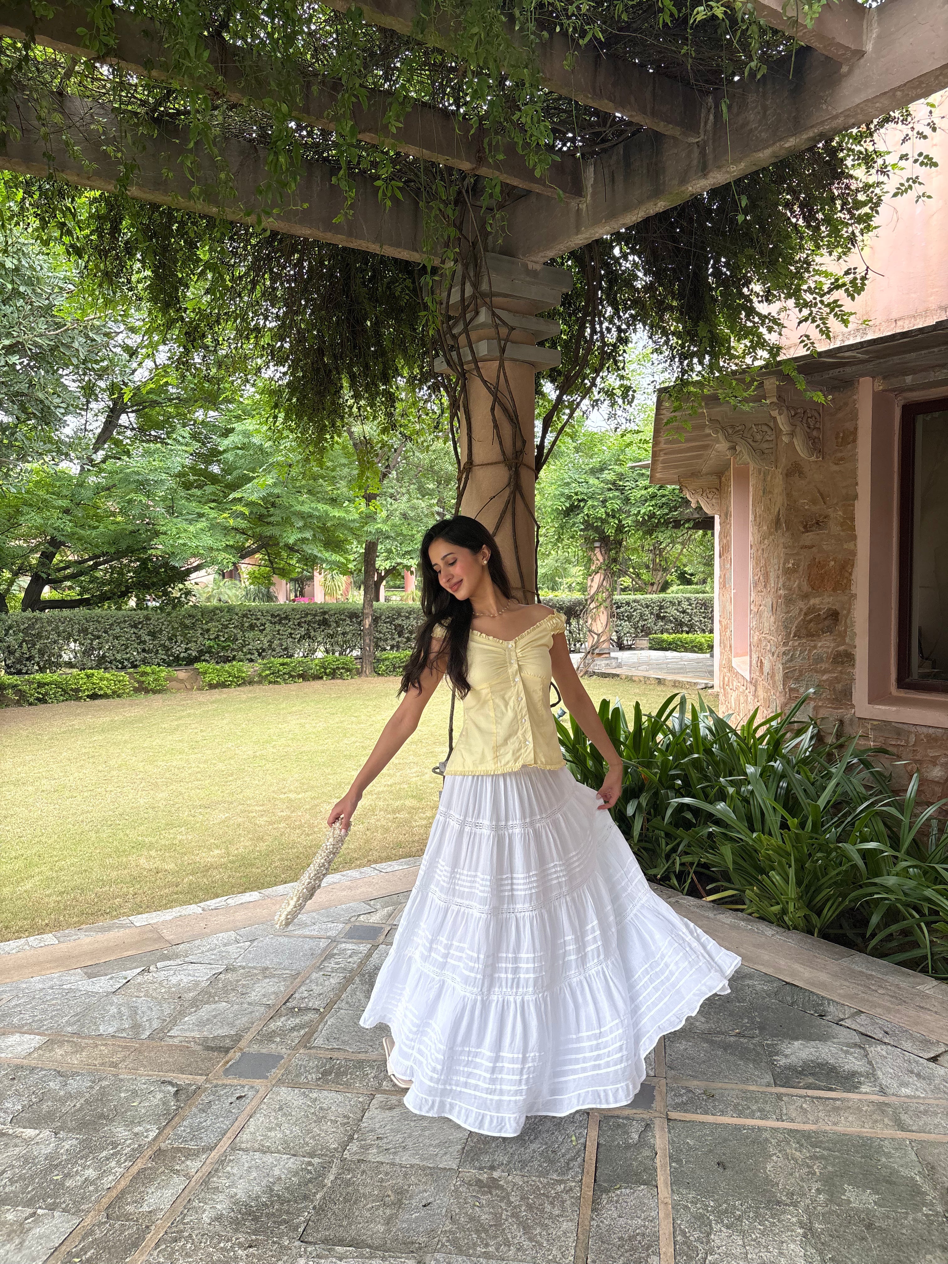 Bambi Top in Butter Yellow