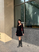 Celine Knit Set in Black