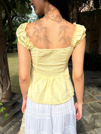 Bambi Top in Butter Yellow
