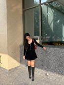 Celine Knit Set in Black