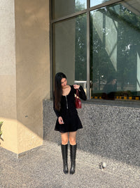 Celine Knit Set in Black