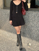 Celine Knit Set in Black