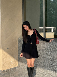 Celine Knit Set in Black