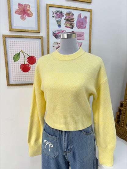 Ellie Pullover in Butter Yellow (XS-XL)