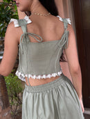 Juliette Top in Sage
