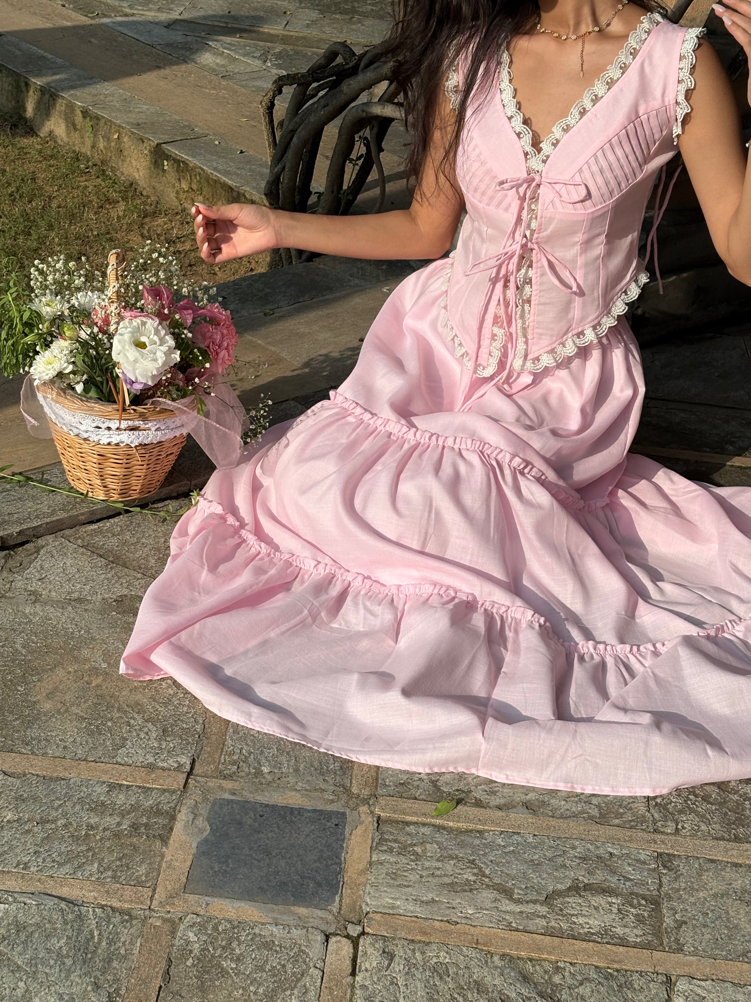 Juliette Top in Light Pink
