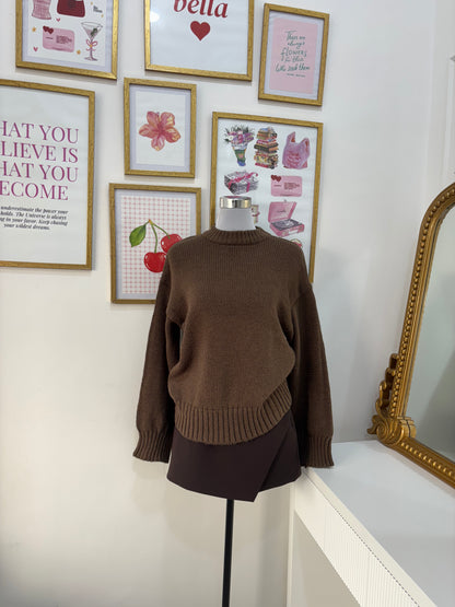 Brown Chunky Pullover (S-3XL)