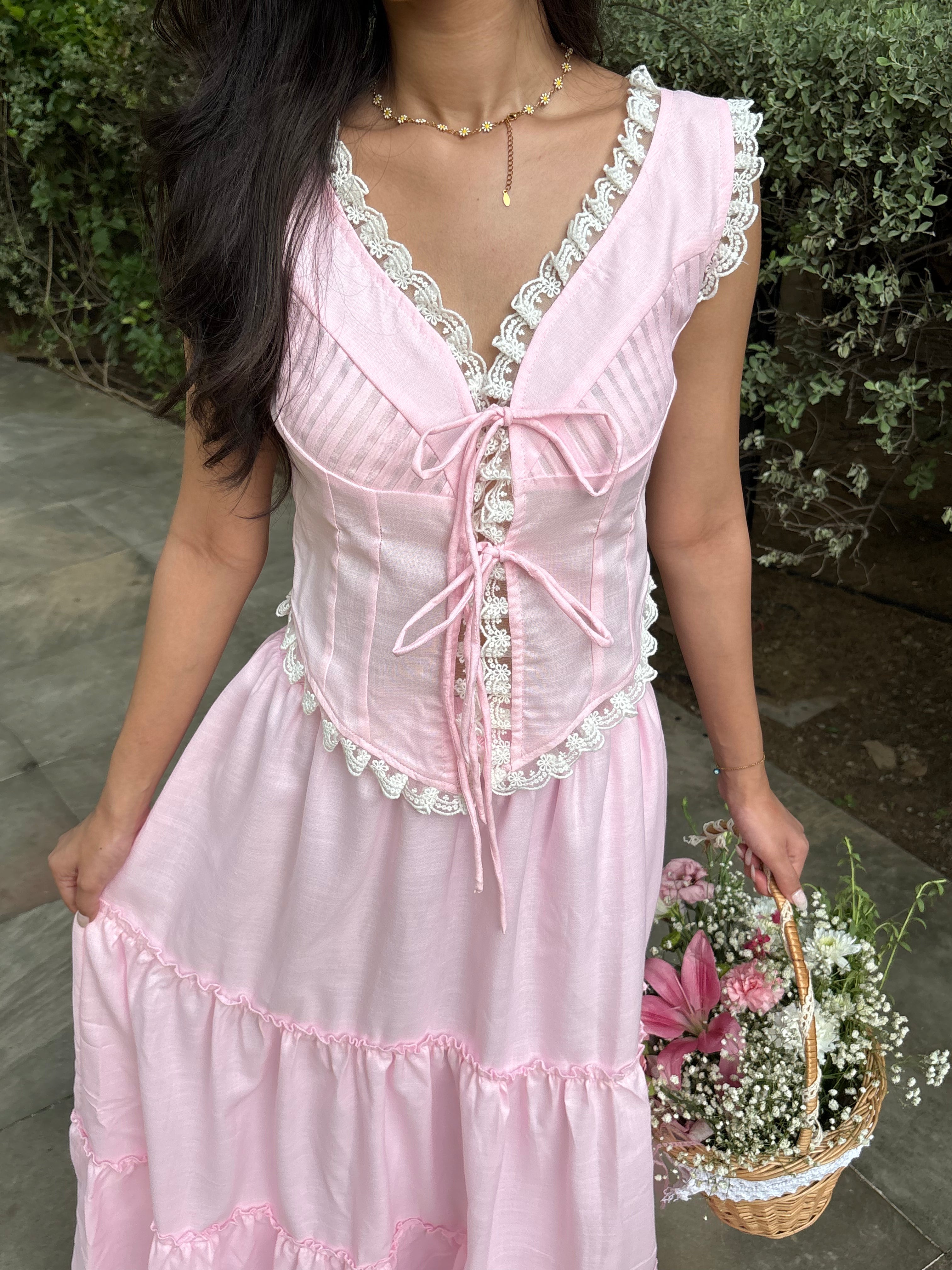 Juliette Top in Light Pink